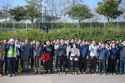 지난 15일 노관규 순천시장을 비롯해 순천시 관계자들이 참석한 가운데 순천만국가정원 성공 개막과 무재해를 기원했다 순천시 제공